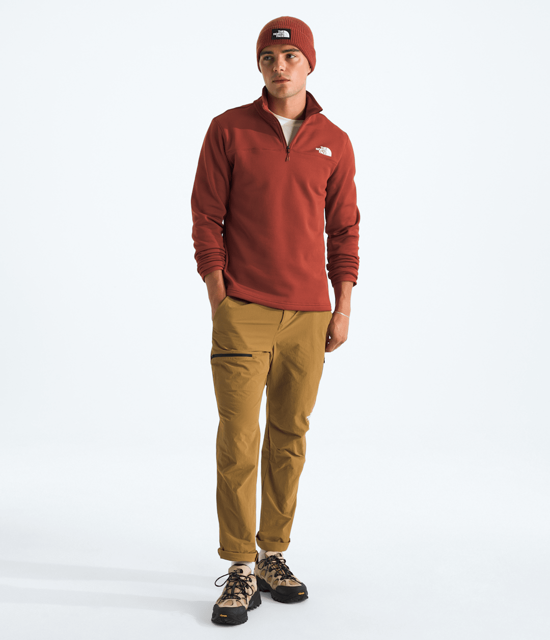 Men’s Cedar Trail Grid Fleece ¼-Zip