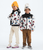 Nuptse Bears Print TNF White